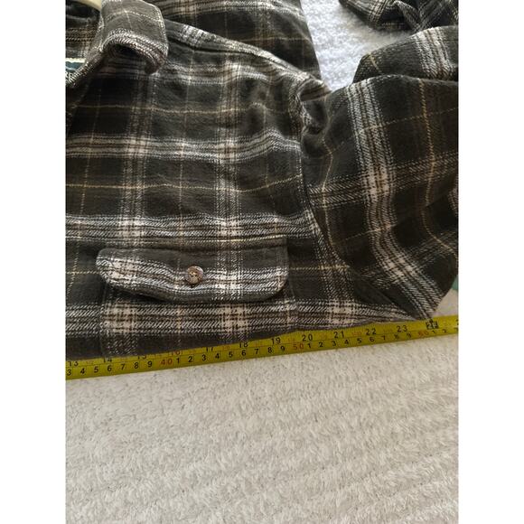 Field & Stream Mens Shacket Heavy Duty Cotton Plaid XL Grunge Utility Lumberjack - Picture 6 of 6